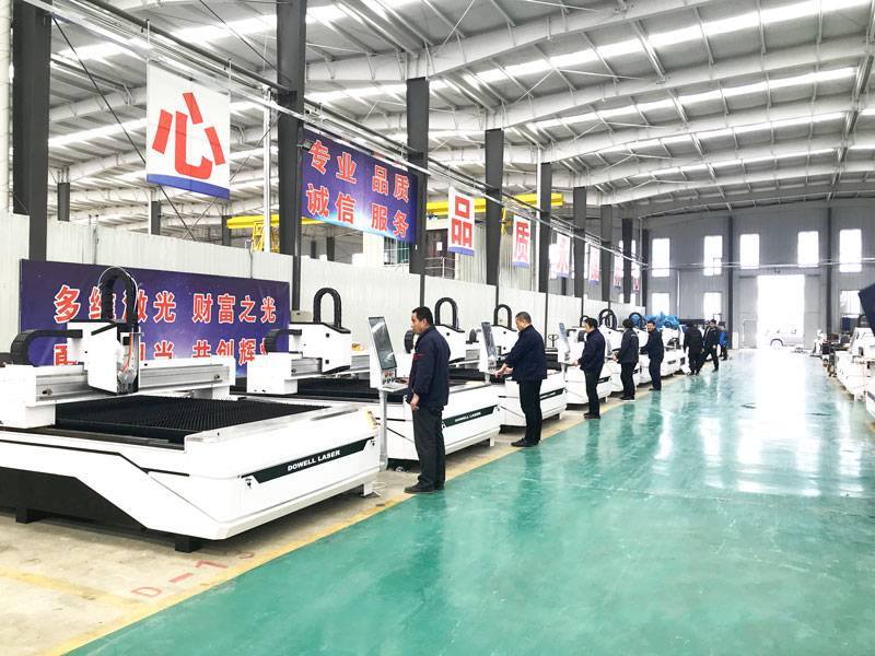 Dowell Laser production line for OEM laser cutting machine configurations